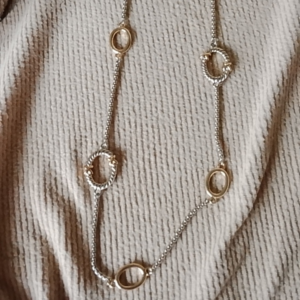 X's and O's Necklace Plated